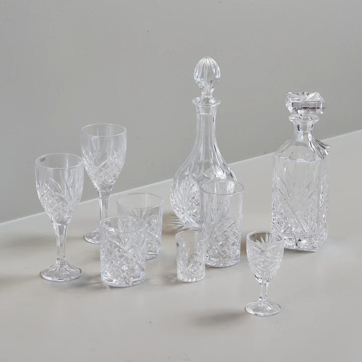 cut glass tumbler