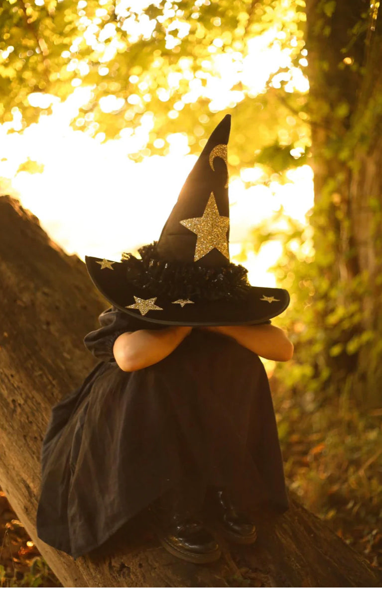 Black Velvet Witches Hat