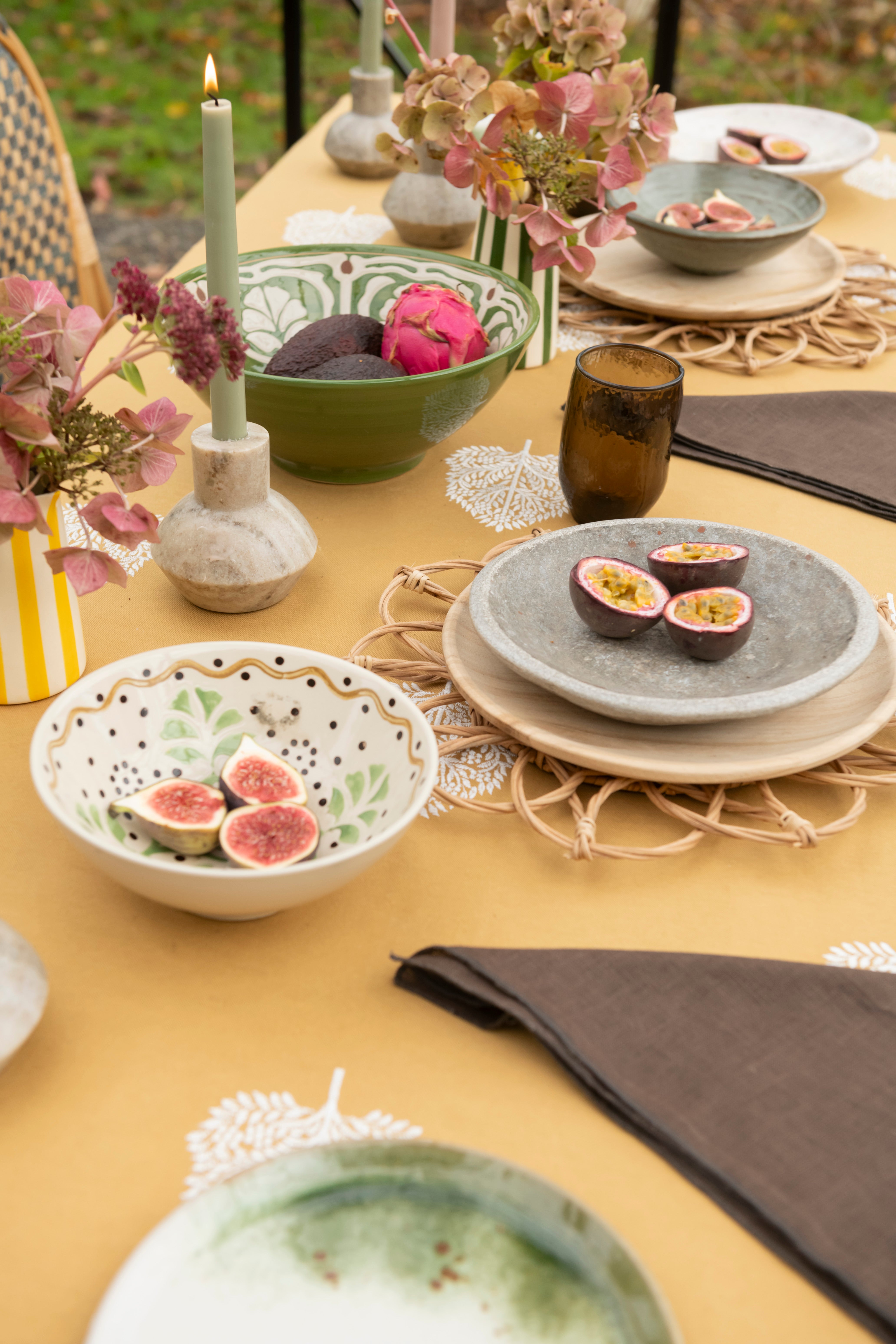Pair of Chocolate Brown Linen Napkins