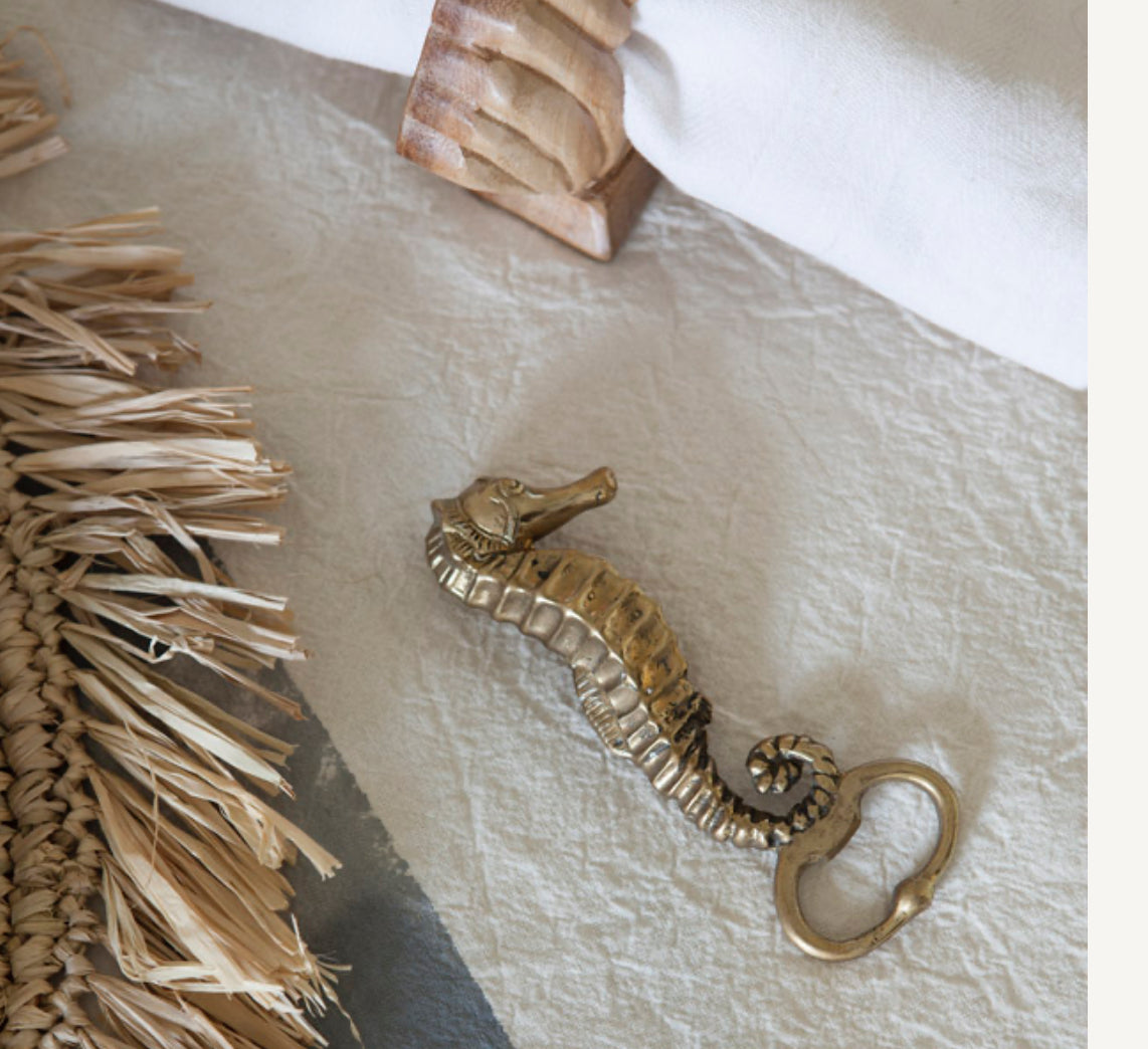 Sea horse bottle opener