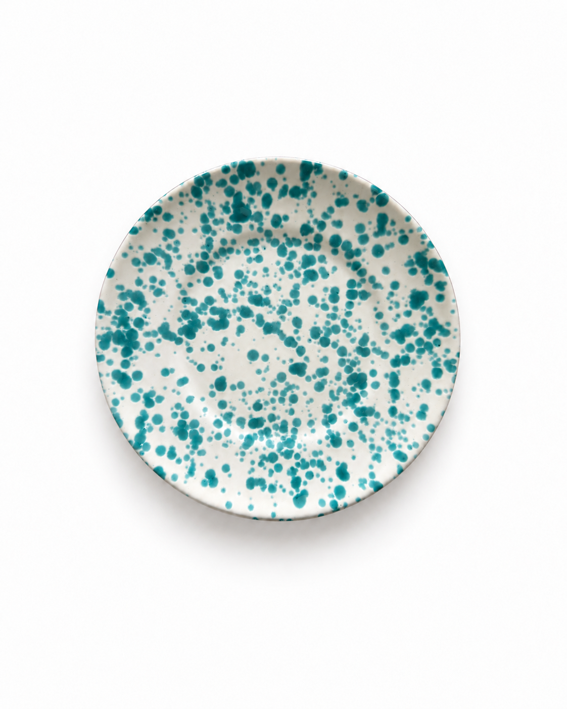 Turquoise Splatter Starter Plate