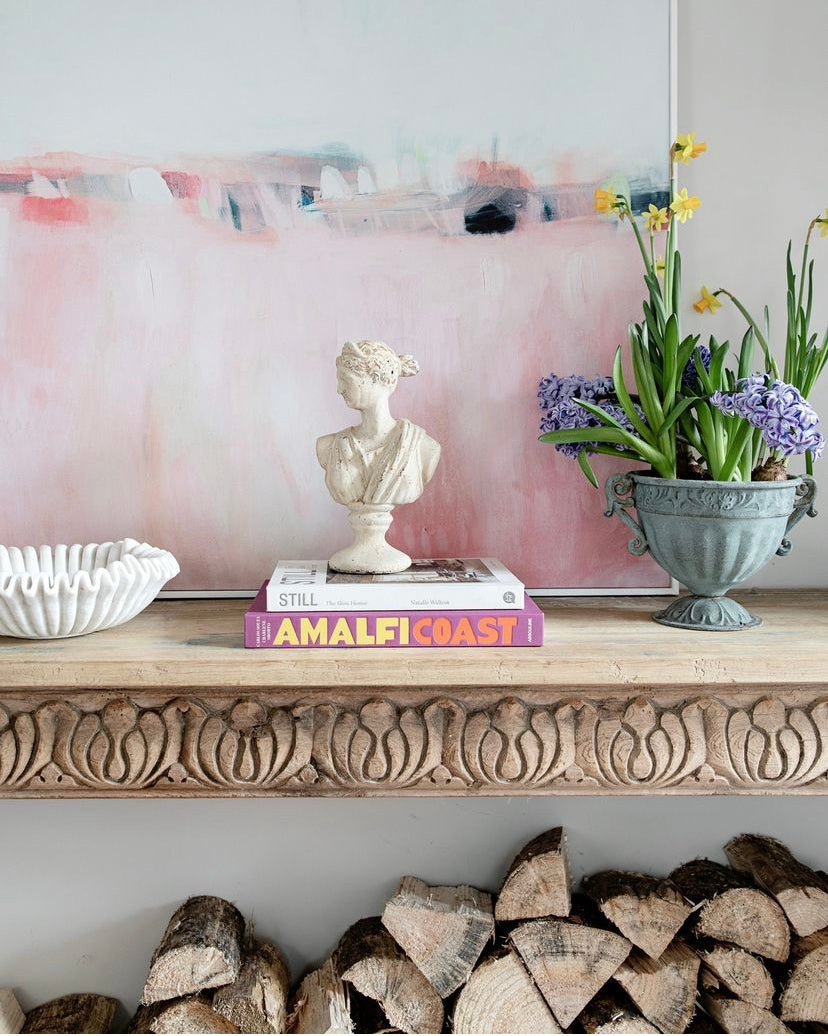 Recycled Marble Ruffle Bowl