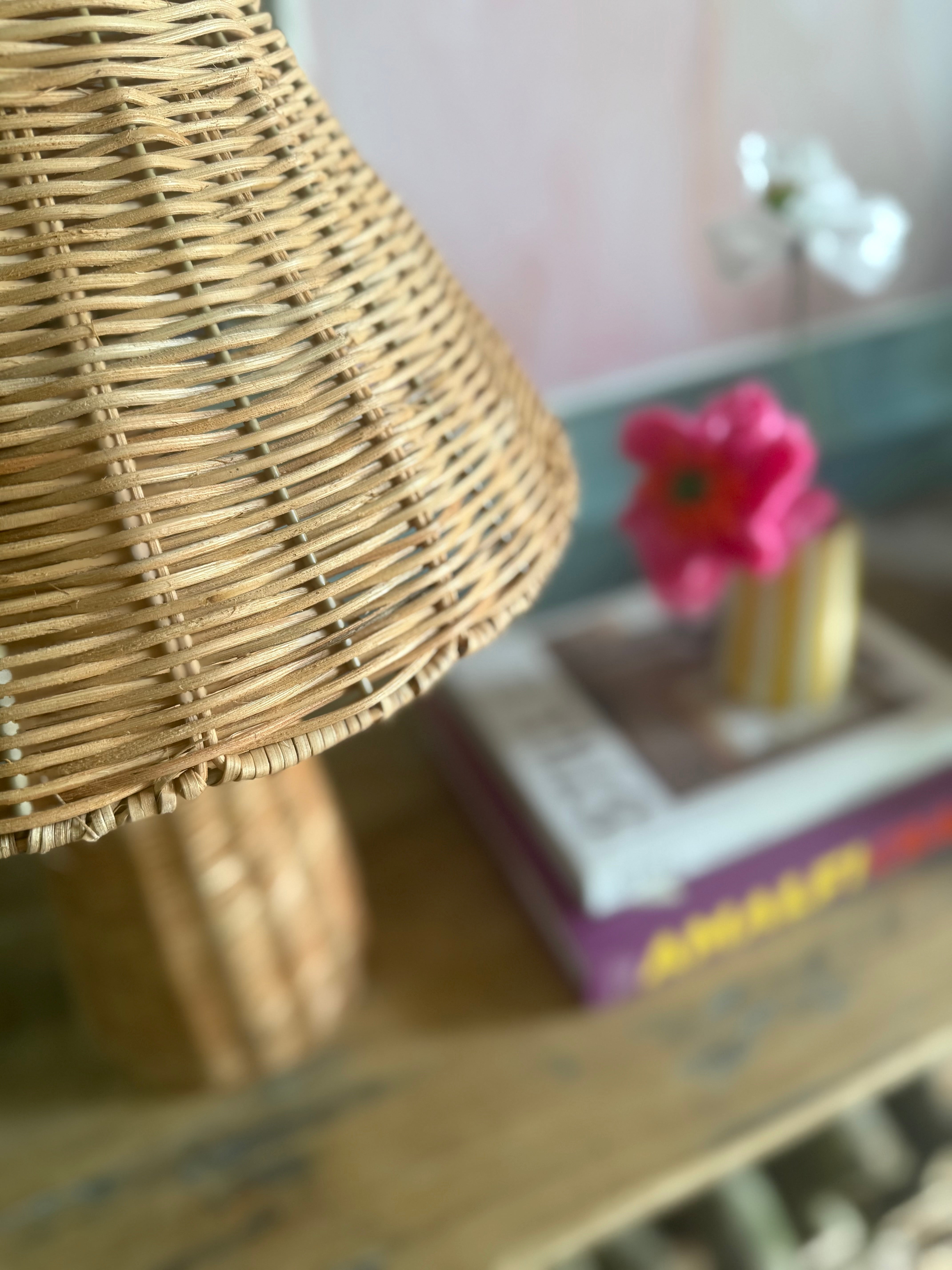 Rattan Table Lamp