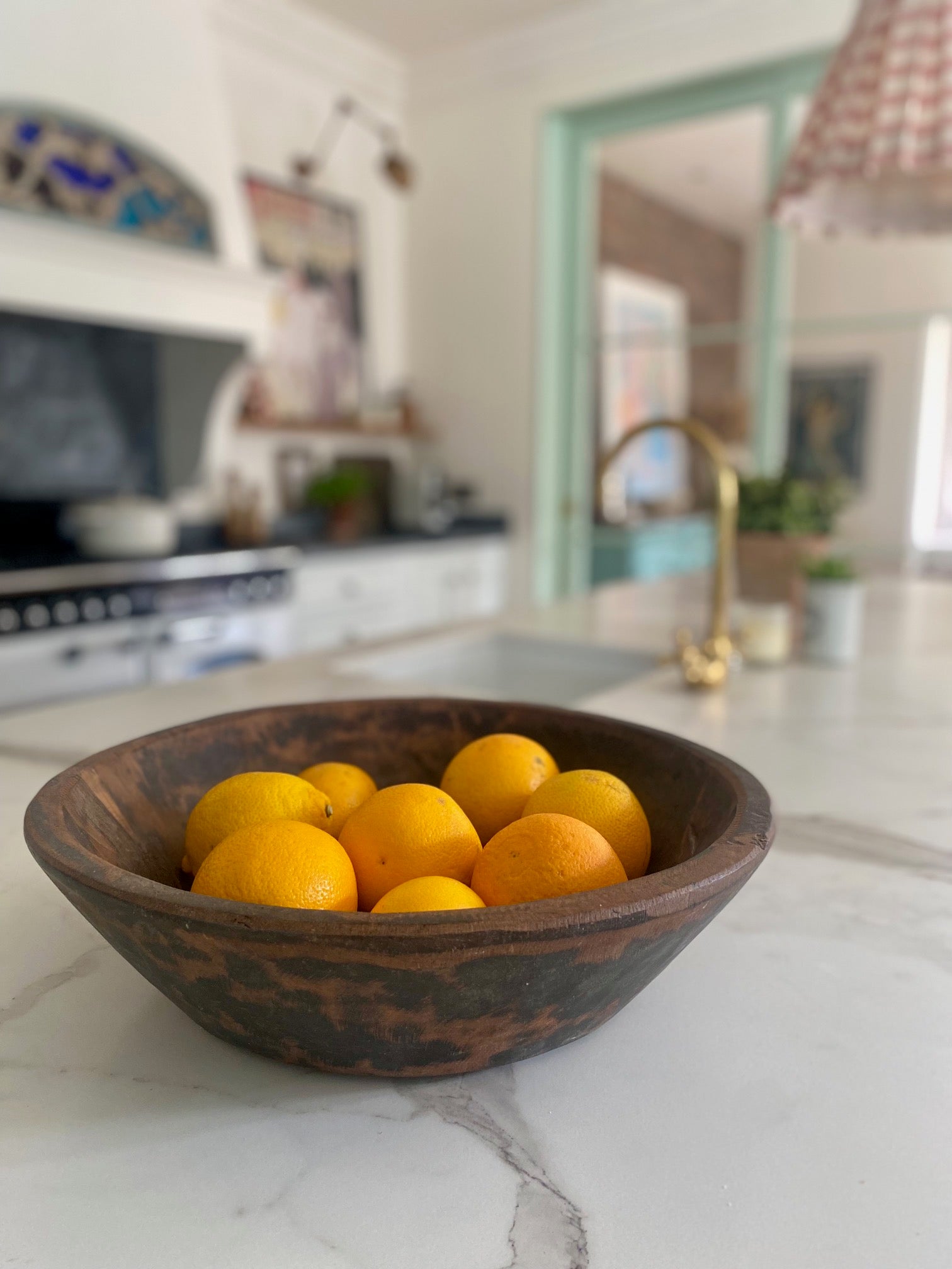 Reclaimed wood bowl