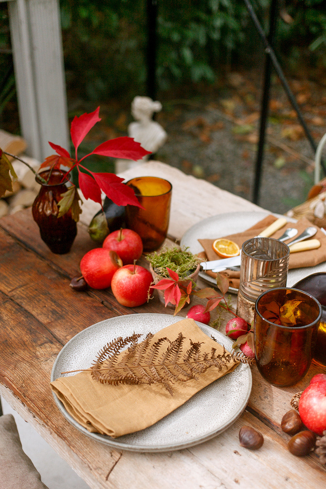 Grey Stoneware Dinner Plate