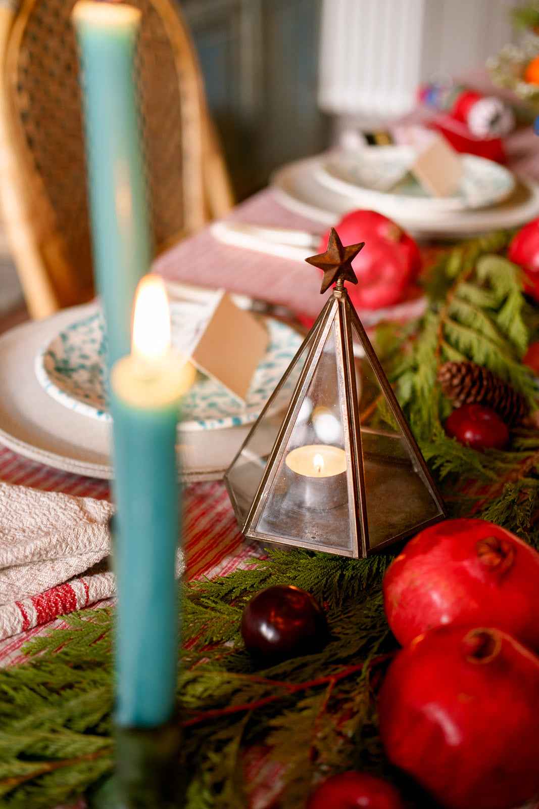 Iron and Glass Christmas Votive