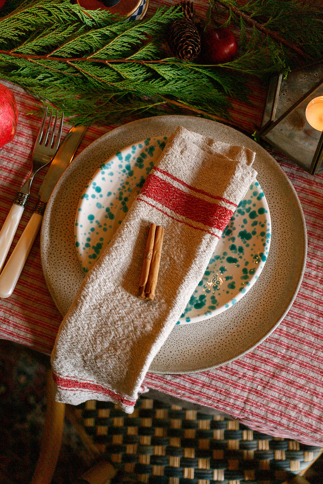 Grey Stoneware Dinner Plate
