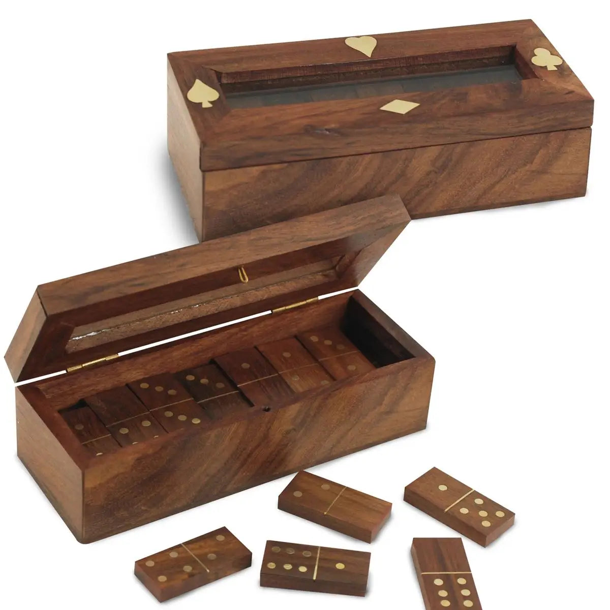 Wooden Dominoes Set