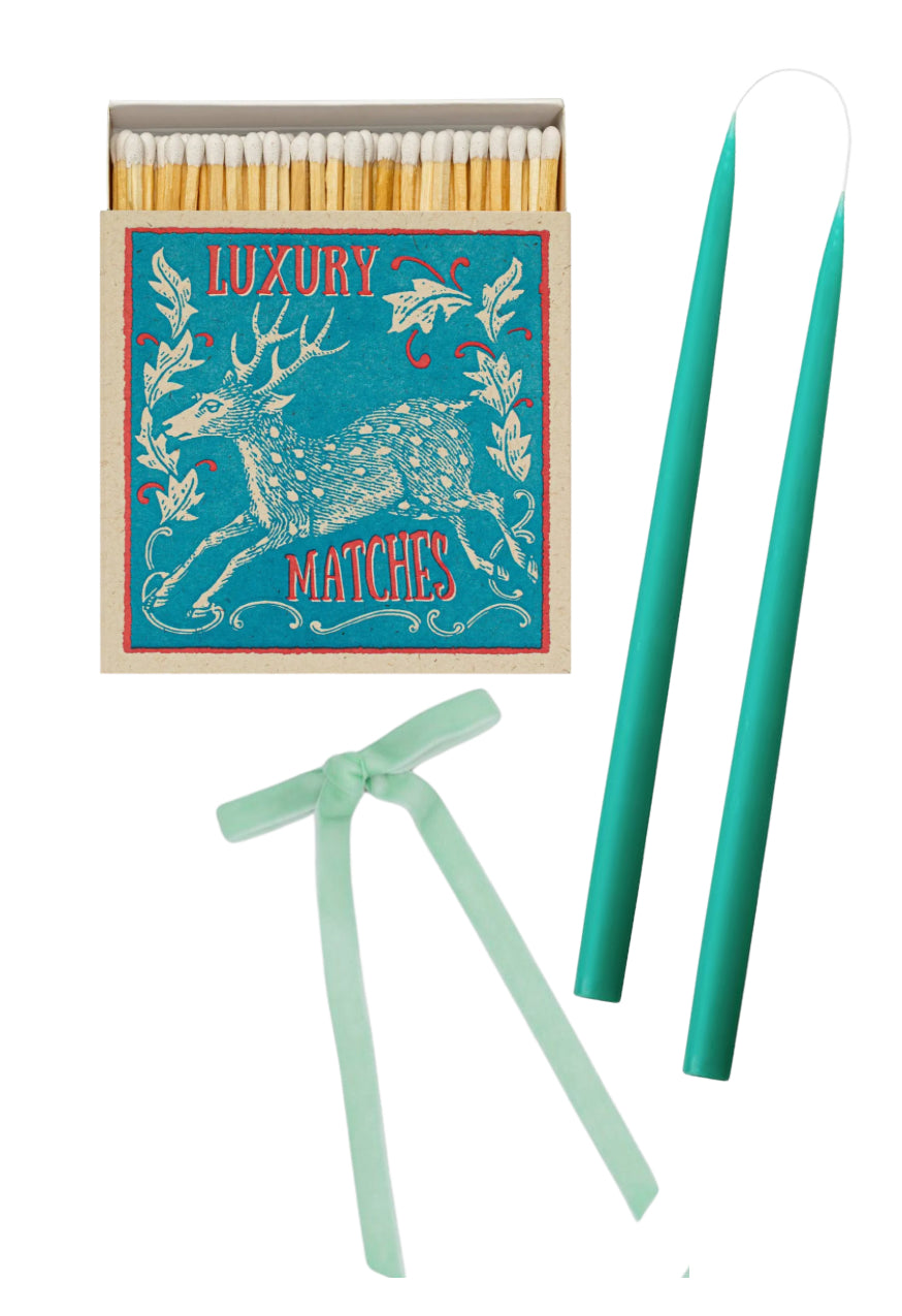 Archivist Matches + Candles Set - Stag