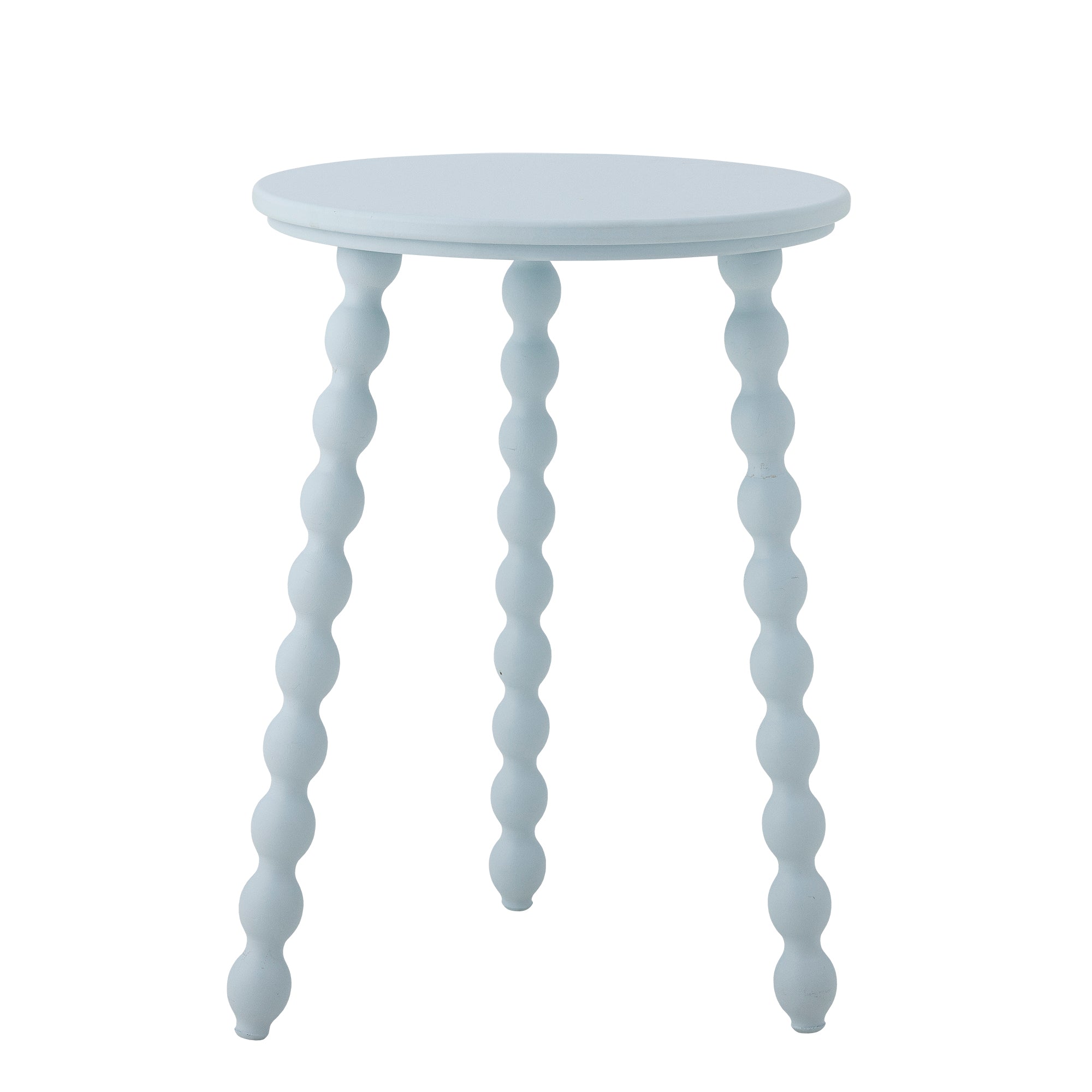 Pastel Blue Bobbin Side Table
