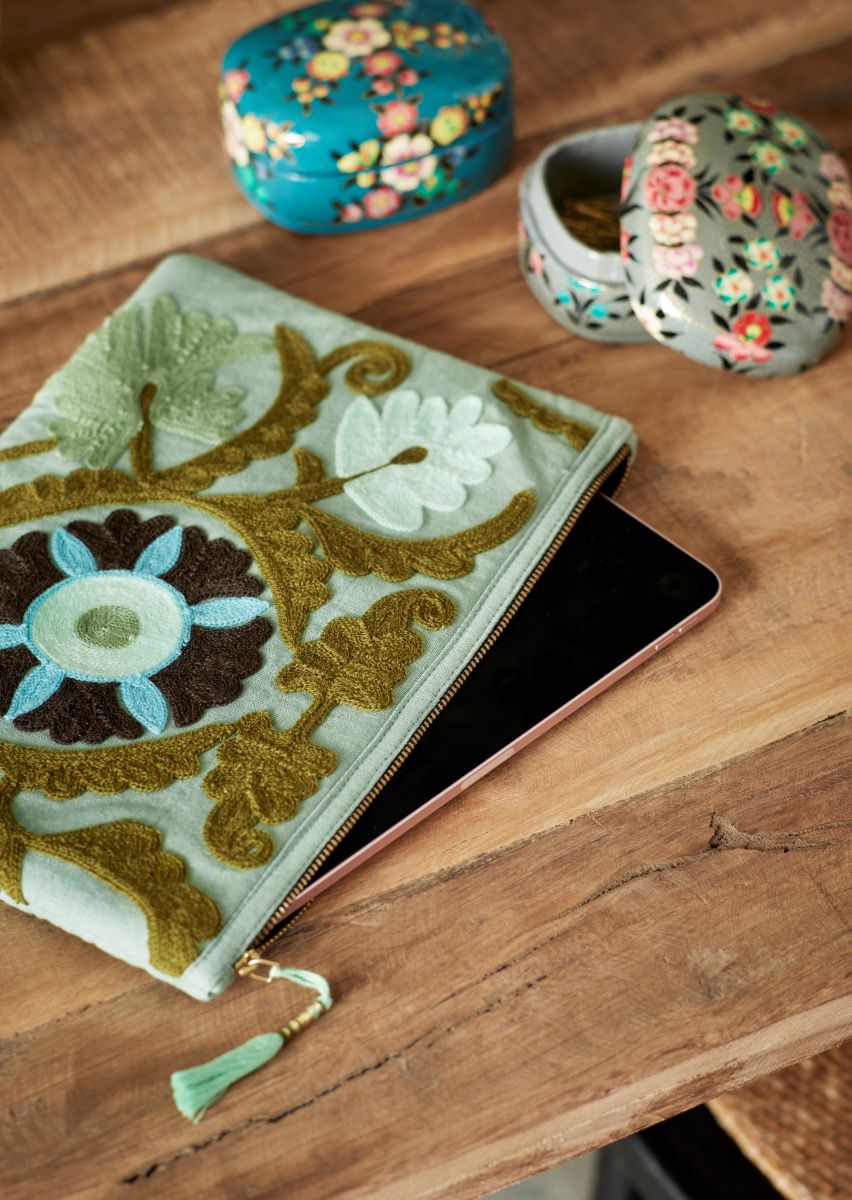 handmade papier-mache trinket boxes