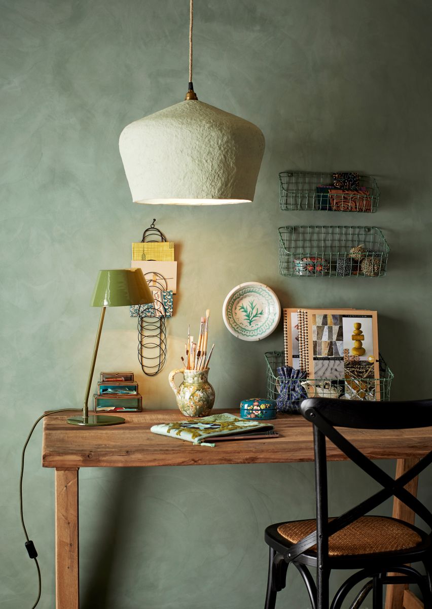 handmade papier-mache trinket boxes