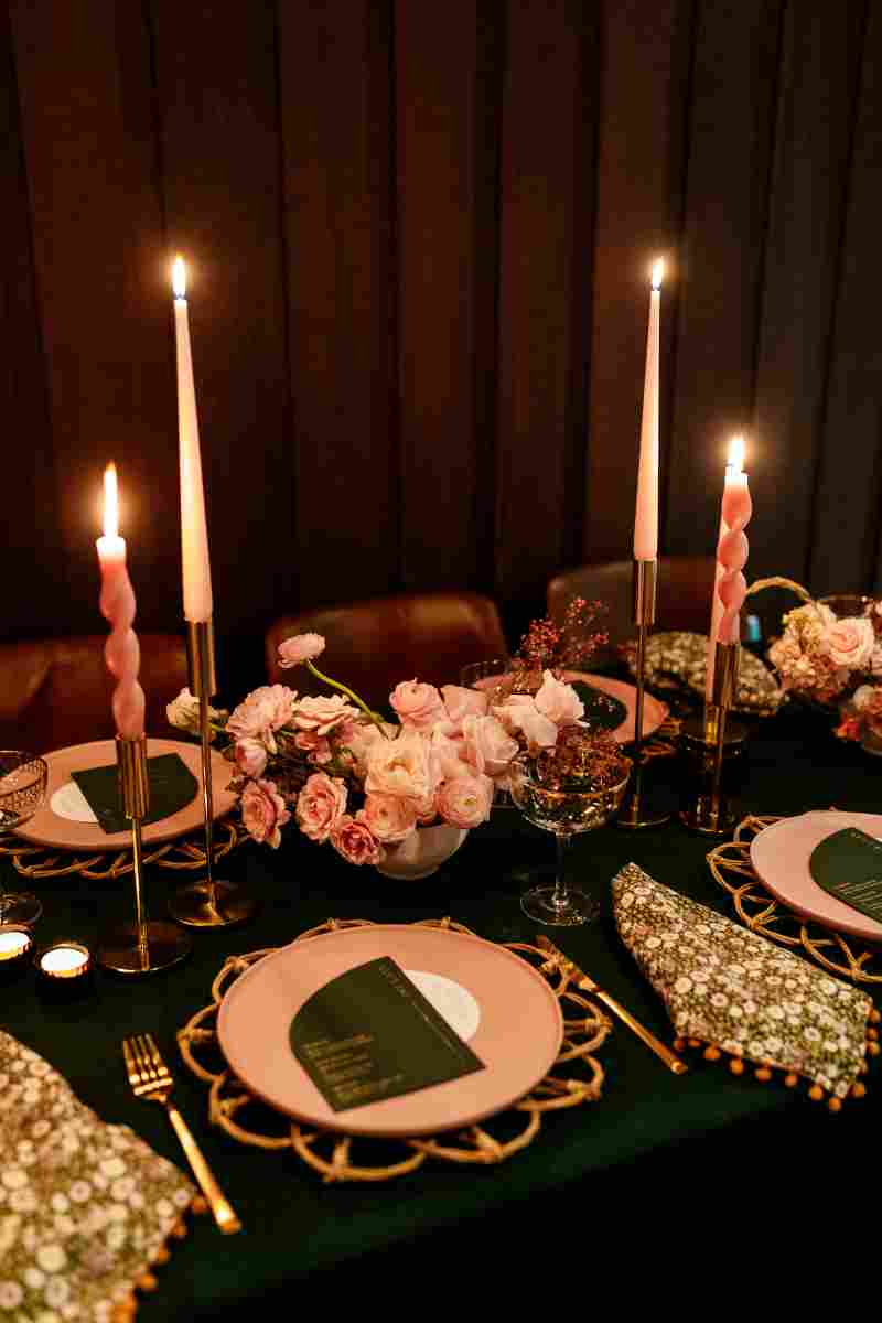 Dusky Pink Stoneware Dinner Plate