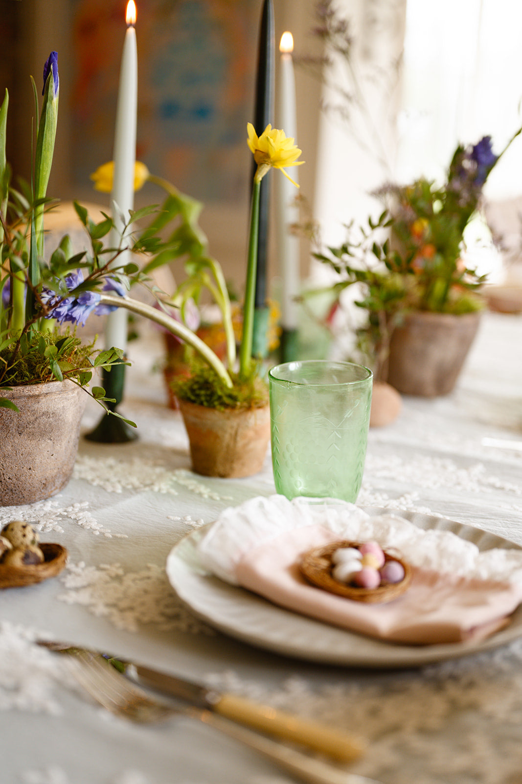 Vintage Terracotta Pots, Set of 3