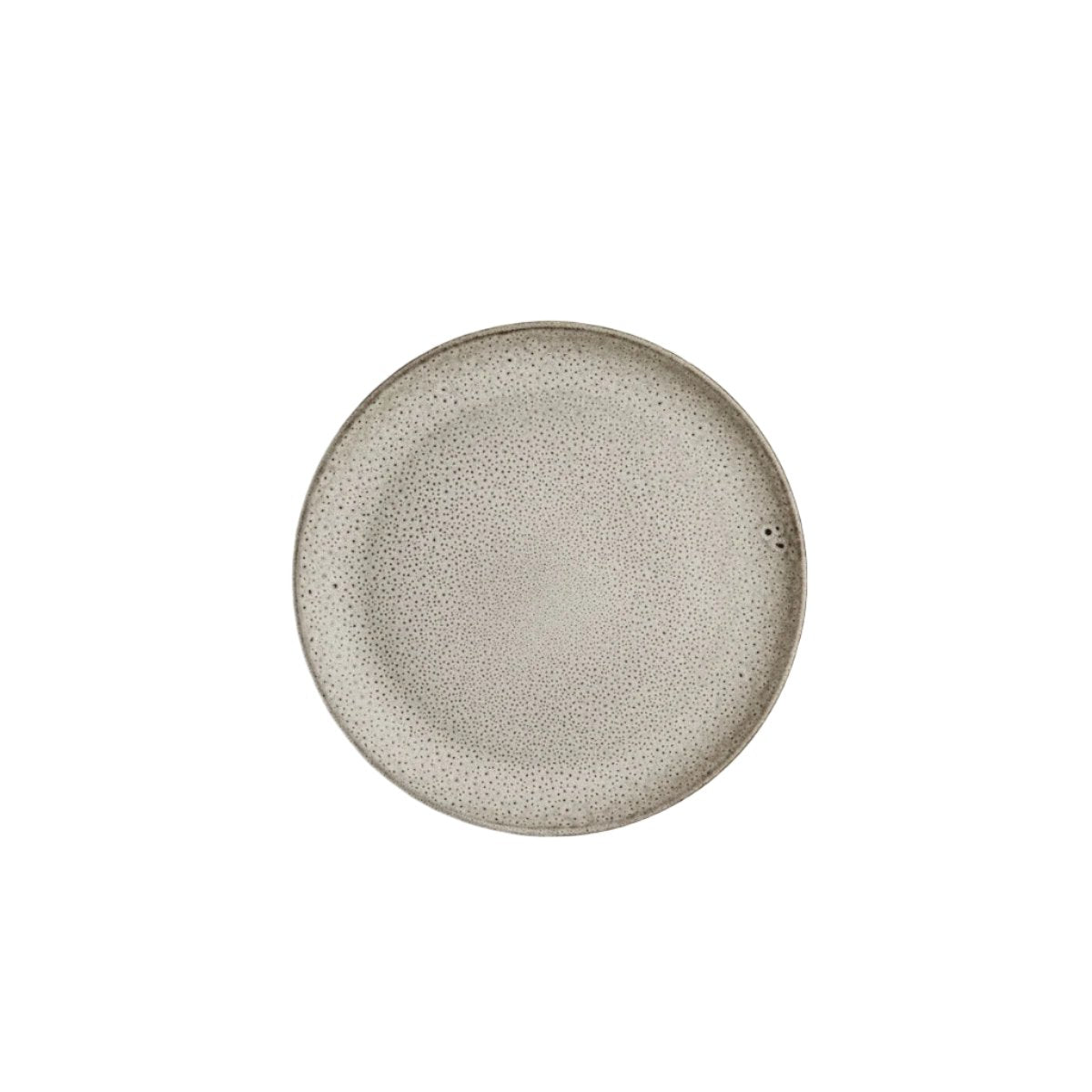 Grey stoneware plate