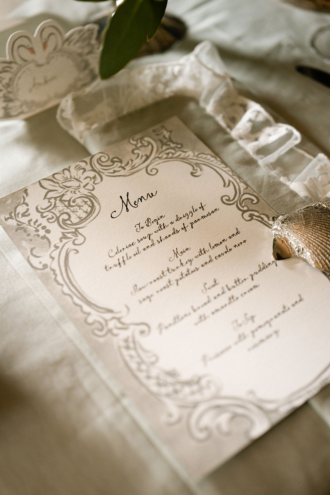 Set of 8 Menu Cards