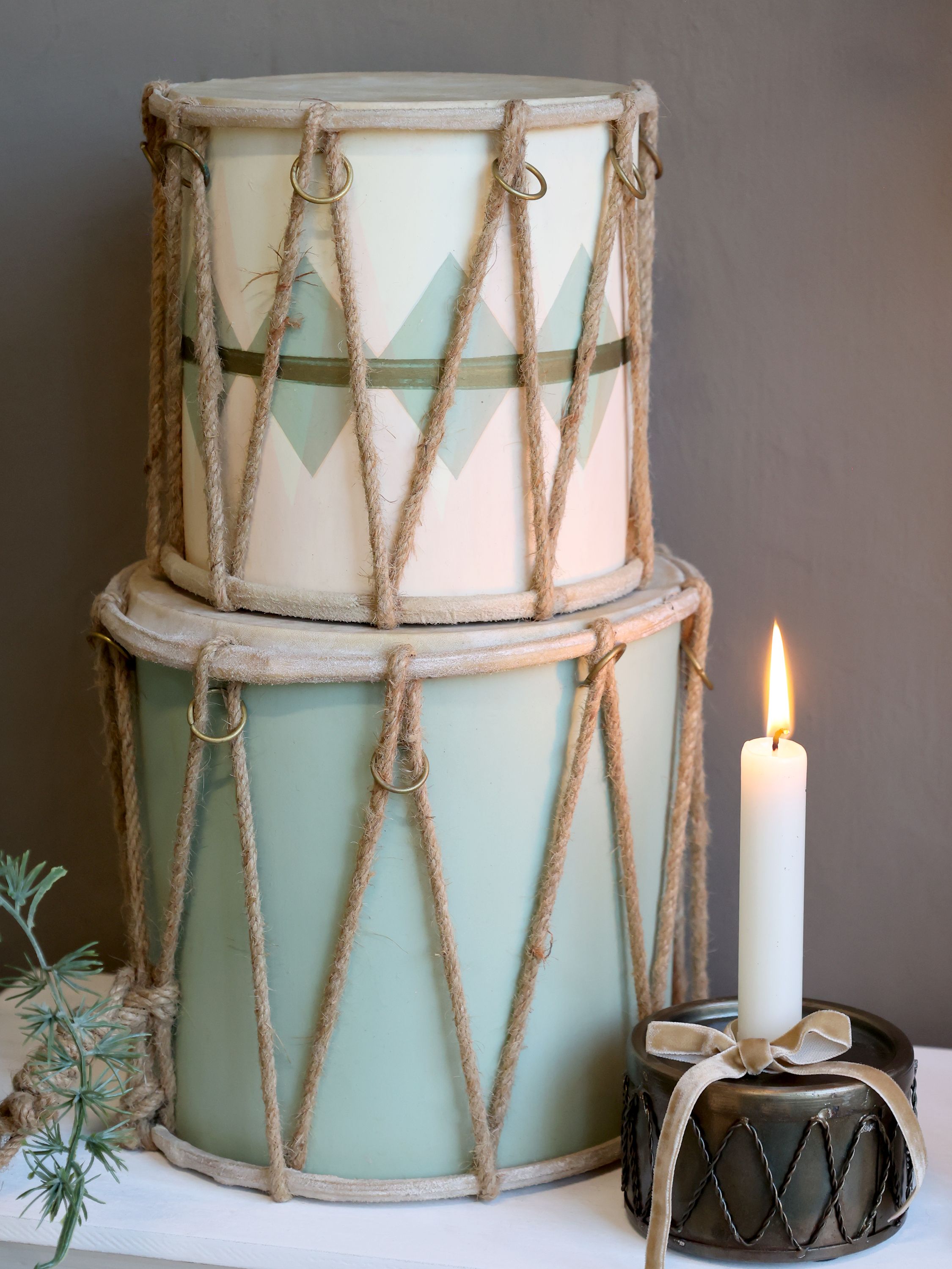 Vintage Drum Decoration
