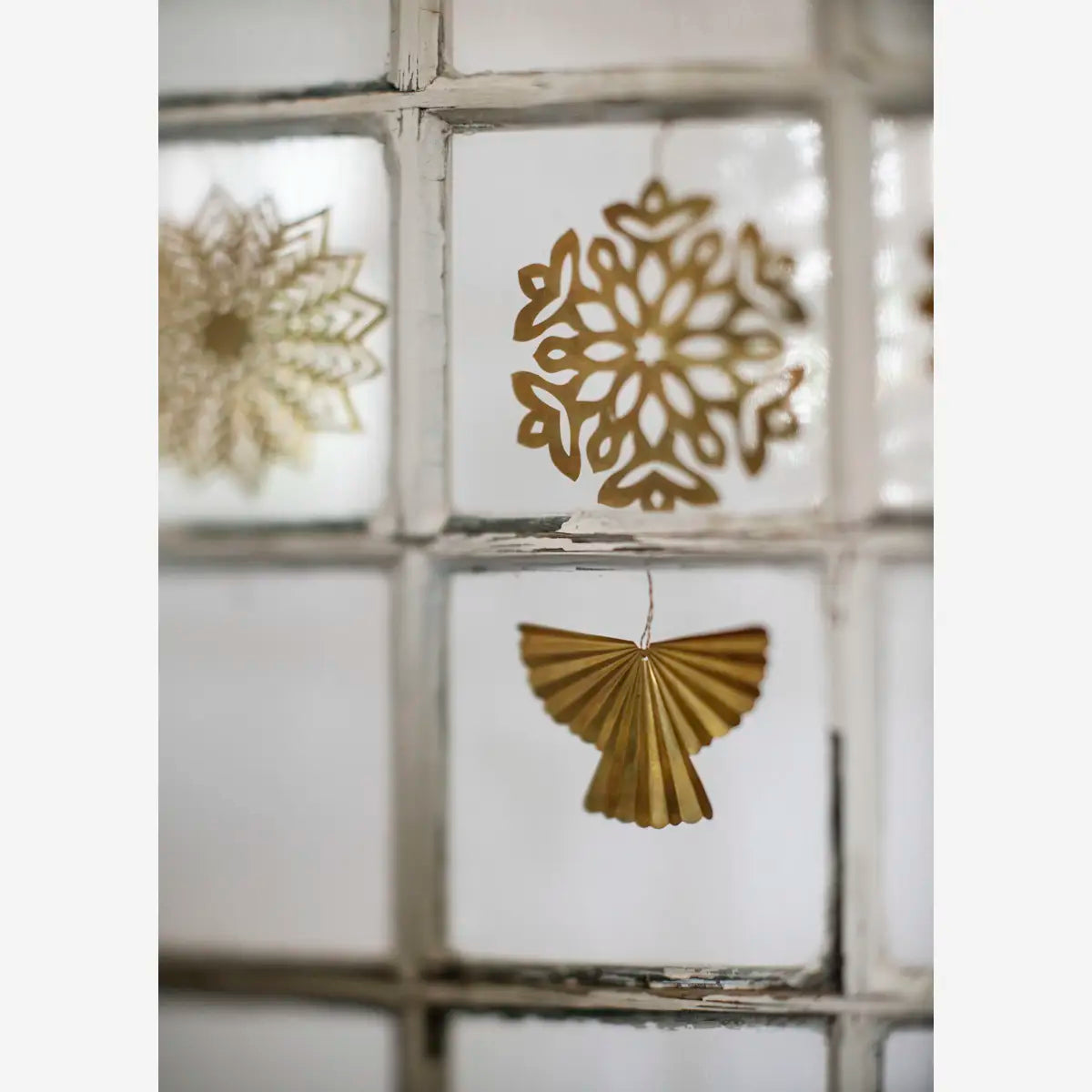Brass Angel Christmas Tree Decoration