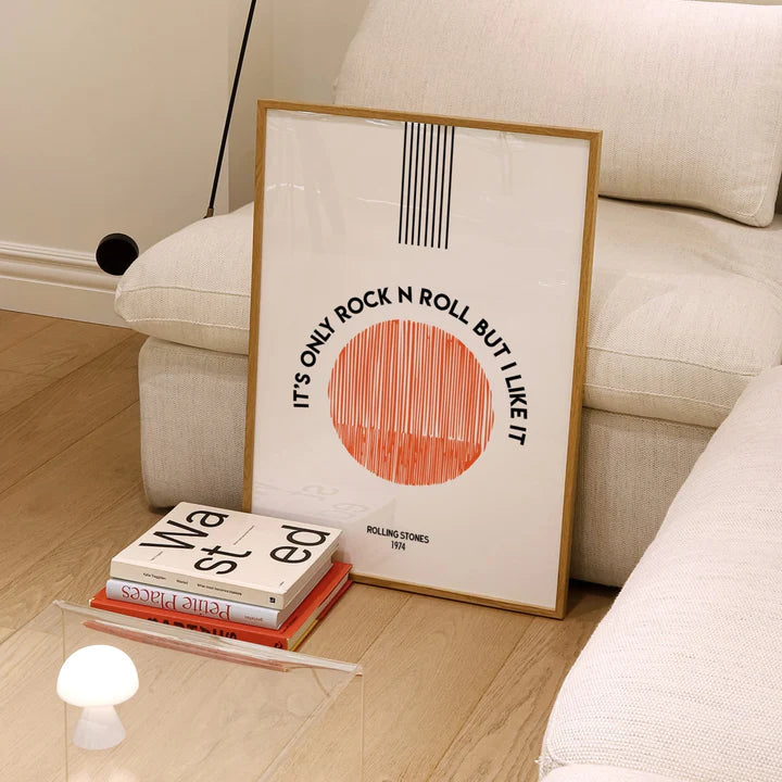 'it's only rock n roll but i like it' Rolling Stones print