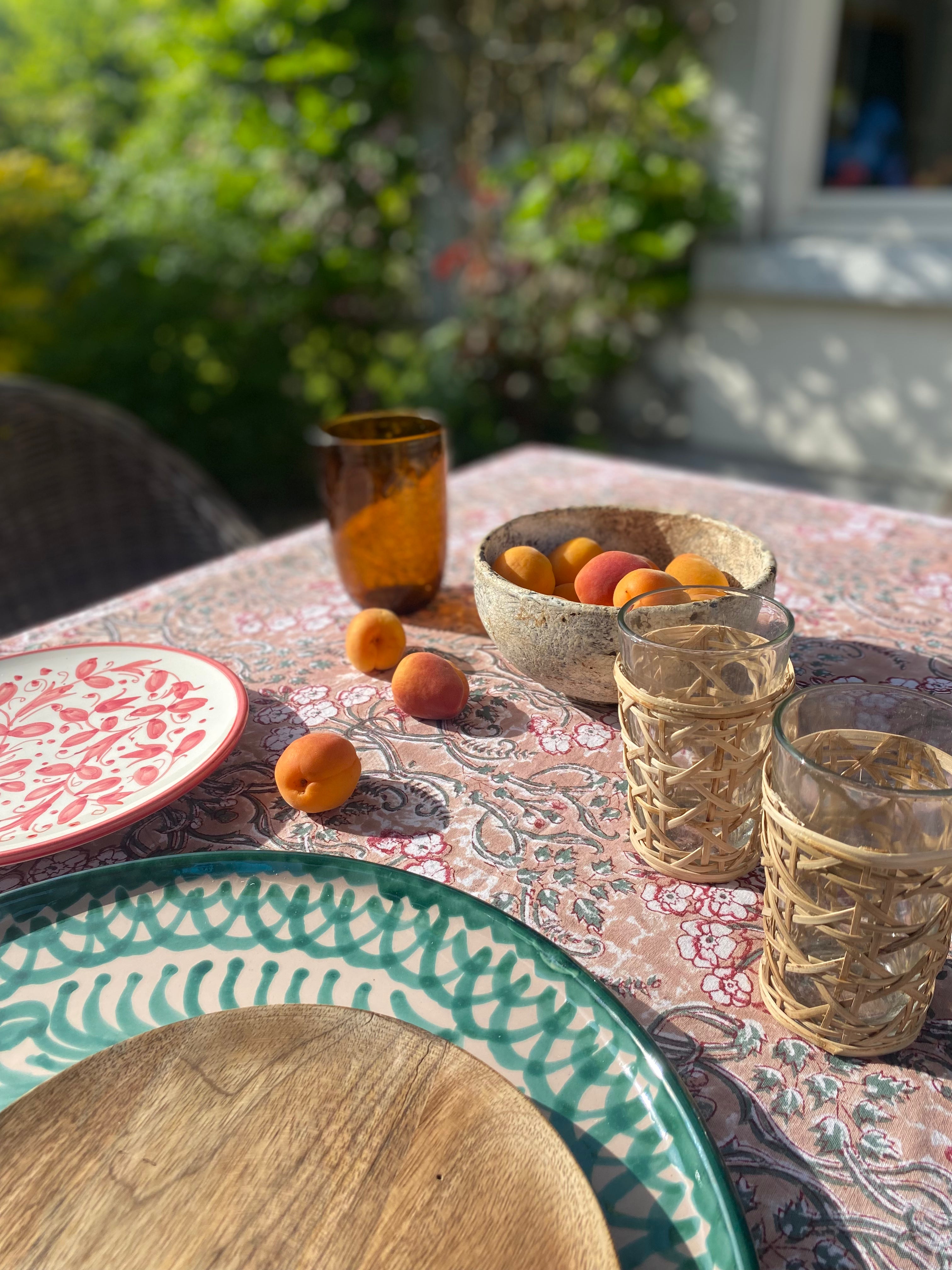 recycled handmade glasses - Amber + Willow