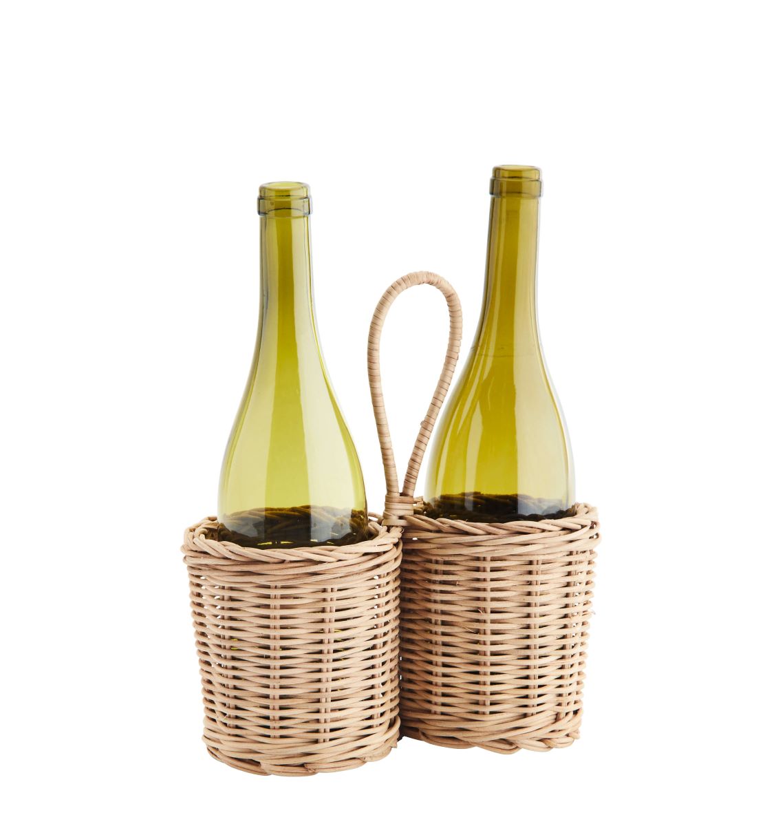 rattan bottle holder