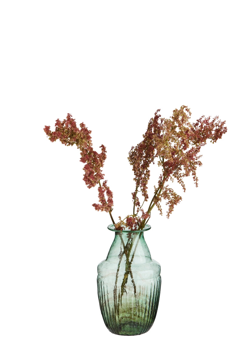 recycled glass vase