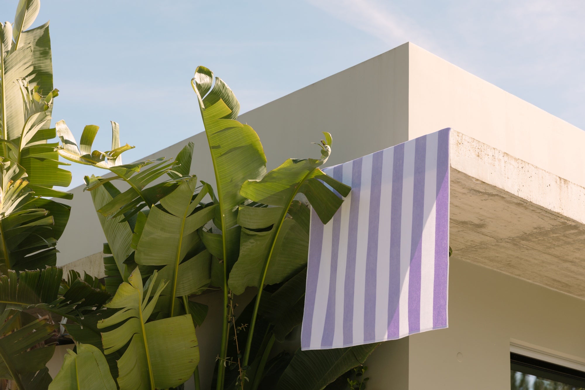 retro stripe beach towel