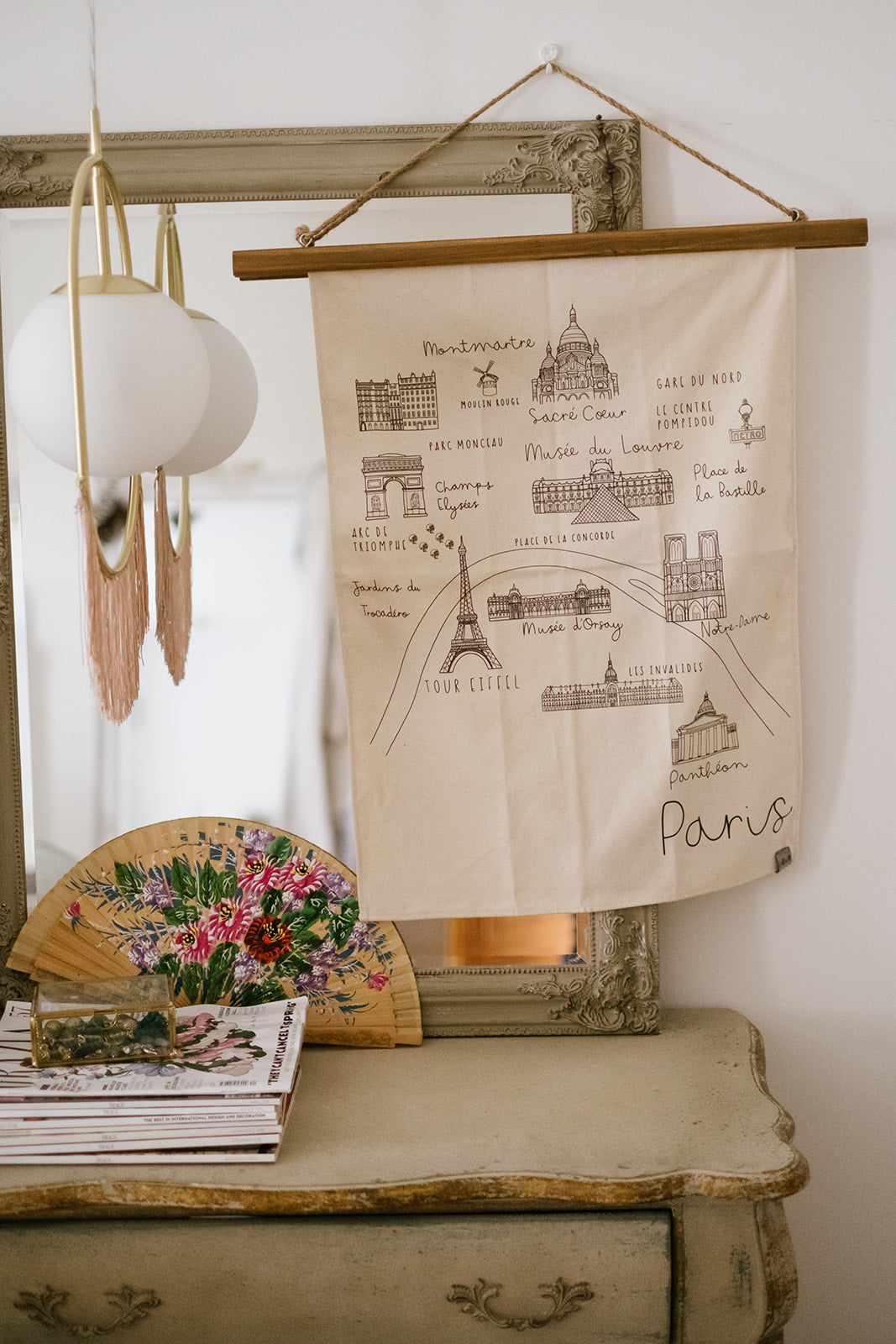 paris wall hanging