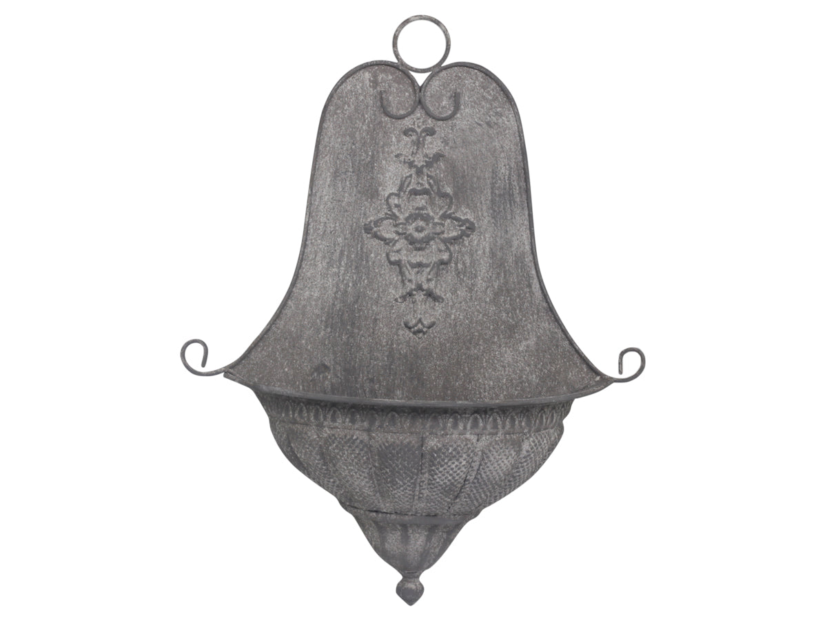 french style antique zinc wall-mounted planter