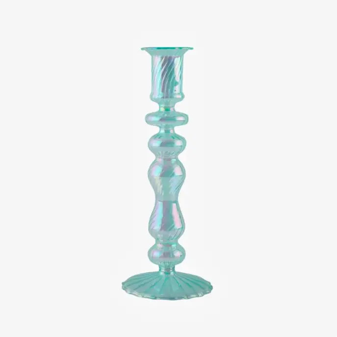 irridescent green candlestick