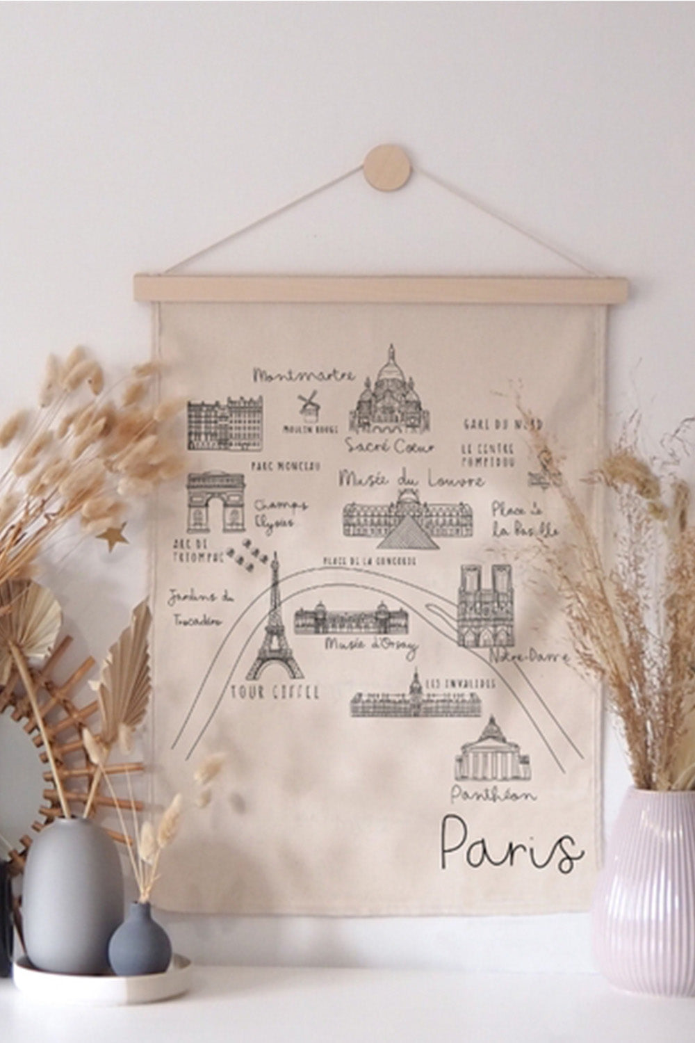 paris wall hanging