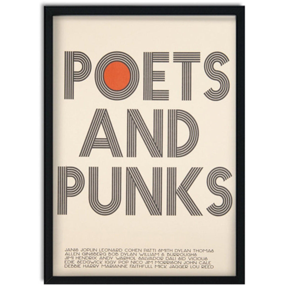 'poets + punks' giclèe print