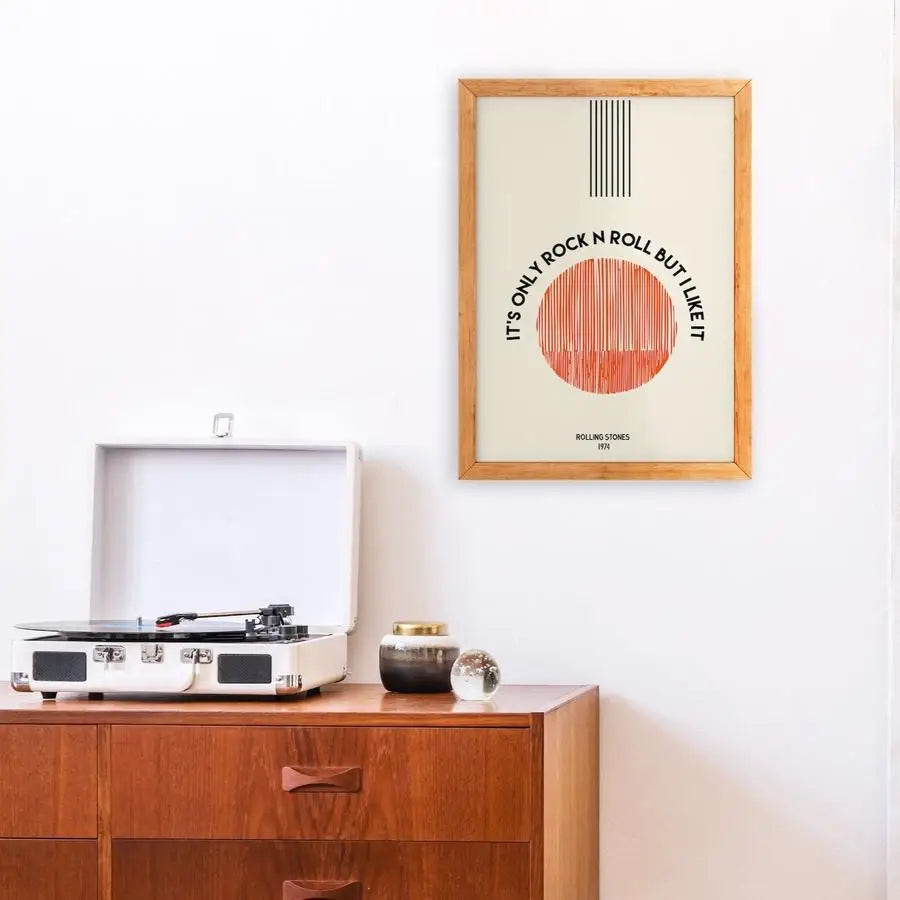 'it's only rock n roll but i like it' Rolling Stones print
