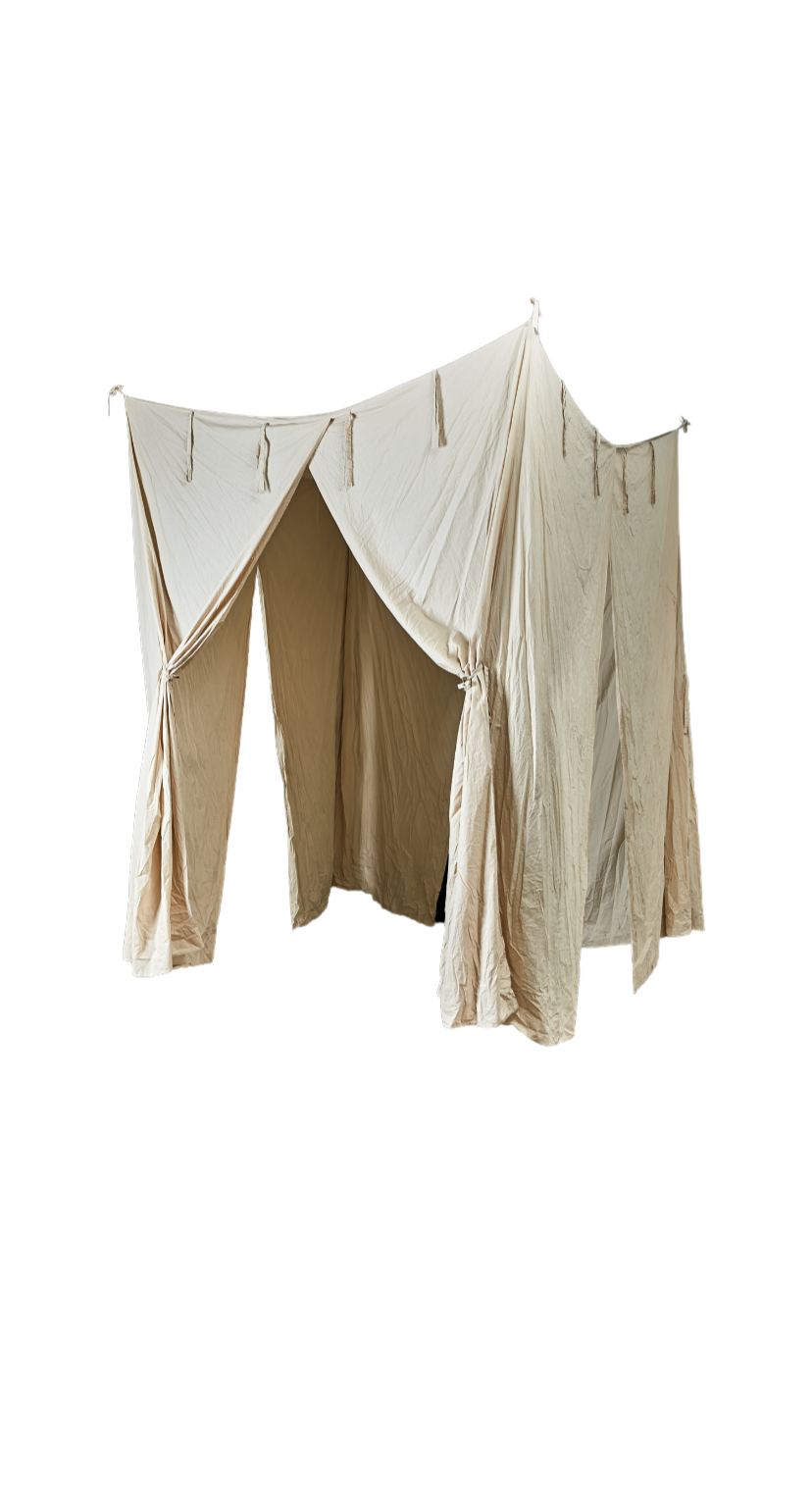 cotton bed canopy
